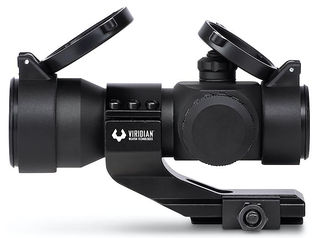 Viridian RFX 25 1x24mm Red Dot Sight with 3 MOA illuminated reticle features a picatinny mount